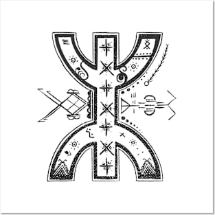 Amazigh Berber Symbol Posters and Art